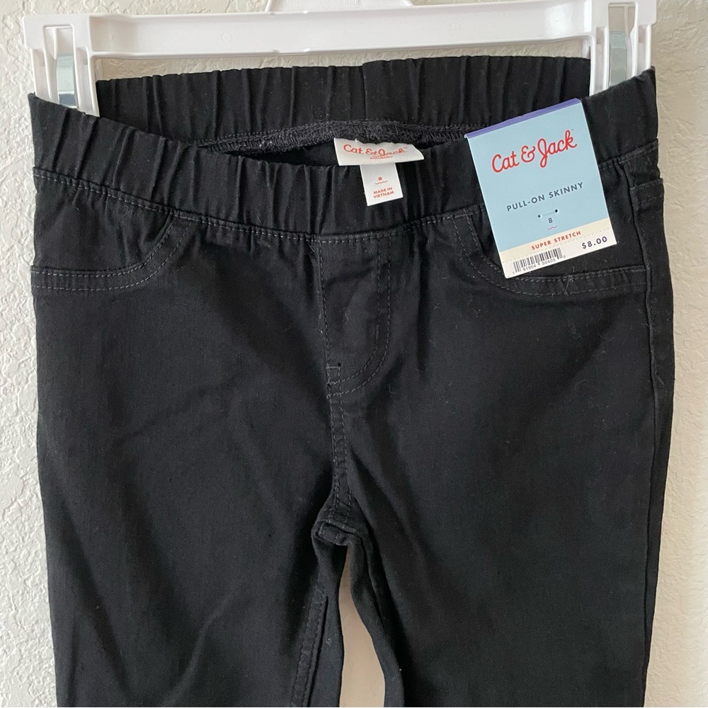 NWT Cat & Jack Girls Pull On Skinny Jeans